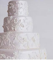 Description: เค้กแต่งงาน สีขาว