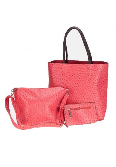 Ostrich Print Tote