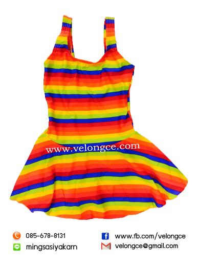 ชุดว่ายน้ำเด็กชิ้นเดียวลายทั้งตัวเสื้อกล้าม กระโปรง ลายสดใสน่ารัก Size 10-12-14-16-18-20-22 ชุดว่ายน้ำเด็กชิ้นเดียวลายทั้งตัวเสื้อกล้าม กระโปรง ลายสดใสน่ารัก Size 10-12-14-16-18-20-22