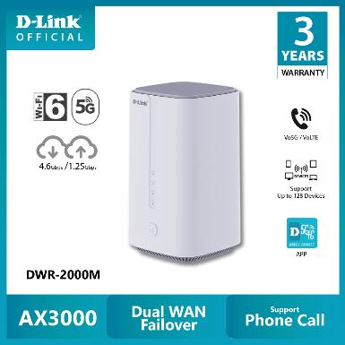 D-LINK DWR-2000M 5G AX3000 Wi-Fi6 Telephony Router