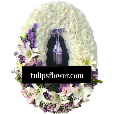 พวงหรีดไม้กระดาน TT 10022