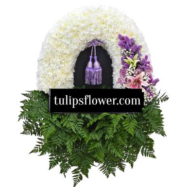 พวงหรีดไม้กระดาน TT 10003