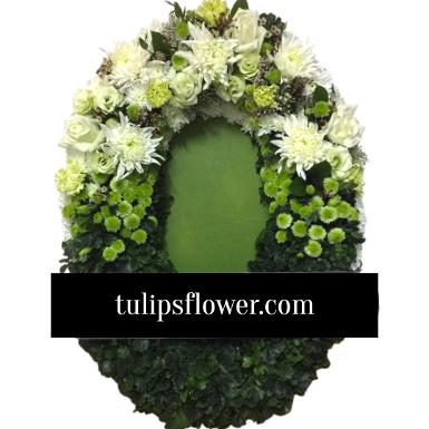 พวงหรีดไม้กระดาน TT 10020