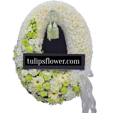 พวงหรีดไม้กระดาน TT 10013