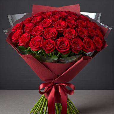 ช่อดอกกุหลาบสีแดง VD 992ุ9