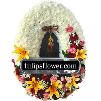 พวงหรีดไม้กระดาน TT 10026