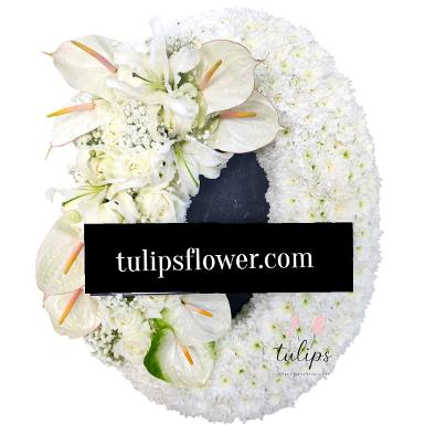 พวงหรีดไม้กระดาน TT 10021