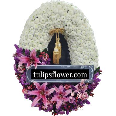 พวงหรีดไม้กระดาน TT 10025