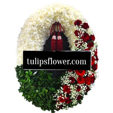 พวงหรีดไม้กระดาน TT 10016