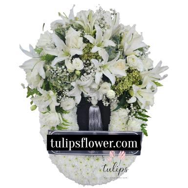 พวงหรีดไม้กระดาน TT 10020