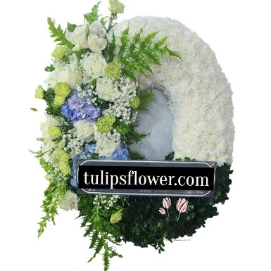 พวงหรีดไม้กระดาน TT 10023