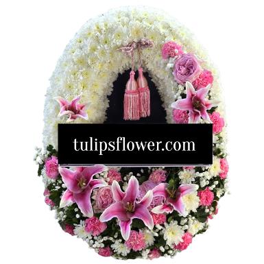 พวงหรีดไม้กระดาน TT 10012